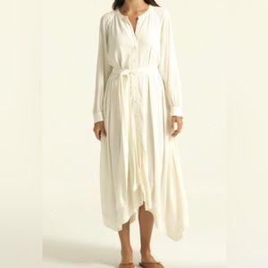 Handkerchief hemline dress